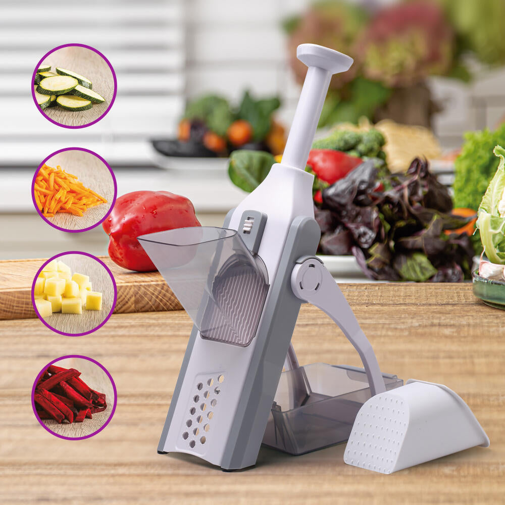 Cortador de Verduras 5 en 1 – Práctico, Seguro y Versátil