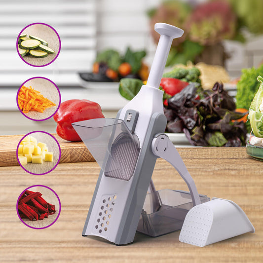 Cortador de Verduras 5 en 1 – Práctico, Seguro y Versátil
