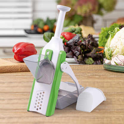 Cortador de Verduras 5 en 1 – Práctico, Seguro y Versátil