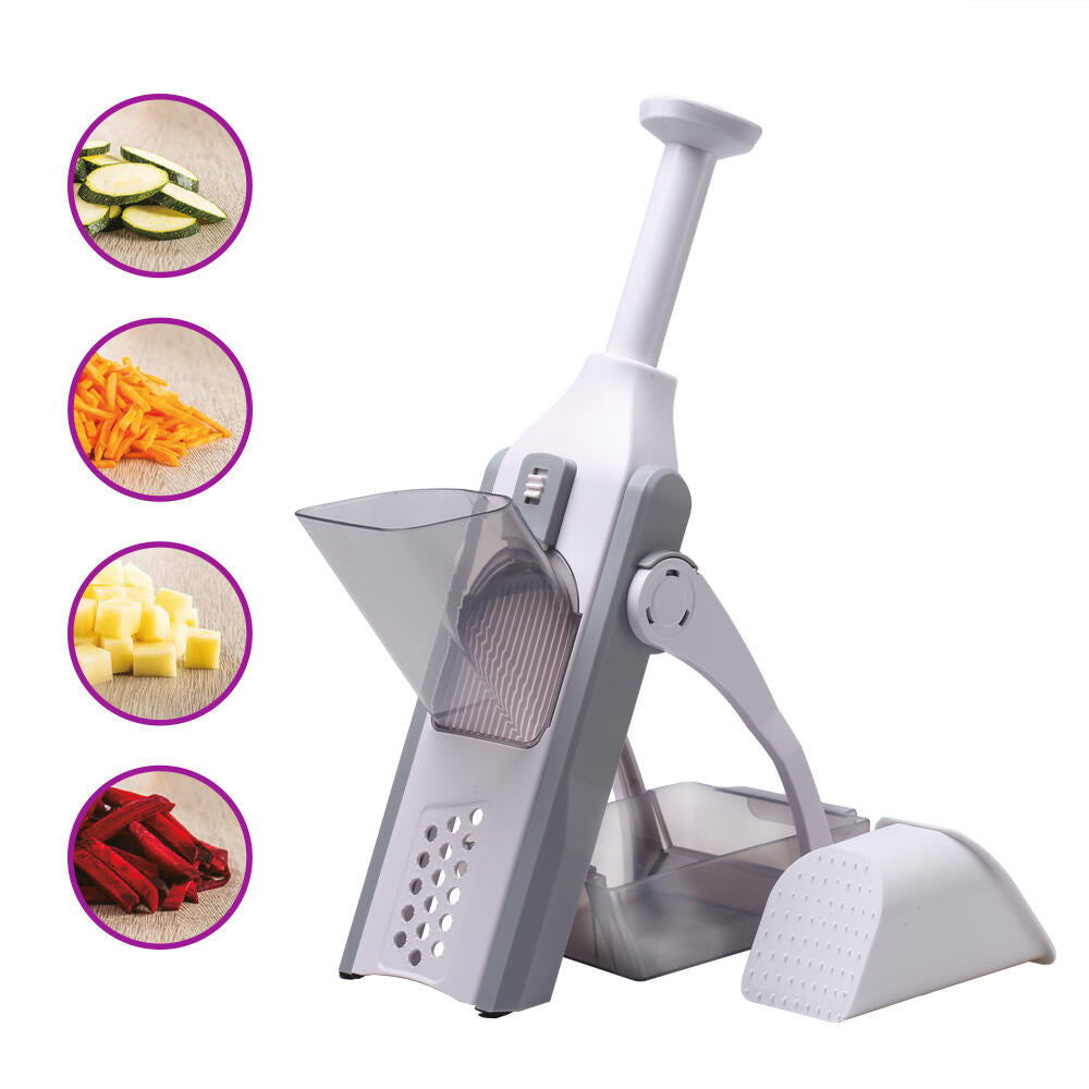 Cortador de Verduras 5 en 1 – Práctico, Seguro y Versátil